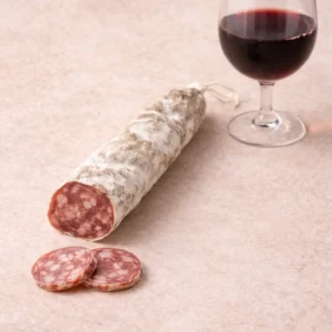 franse worst met rode wijn