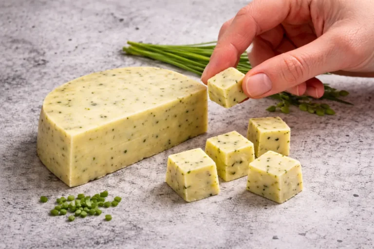 kaas met knoflook en bieslook