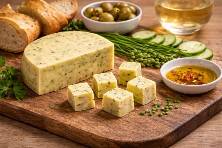 kaas met knoflook en bieslook