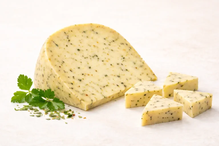 kaas met tuinkruiden