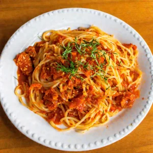 spaghetti met fuet