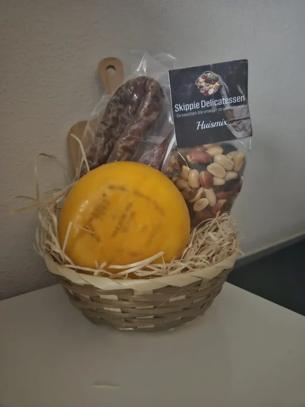 actie pakket met mandje