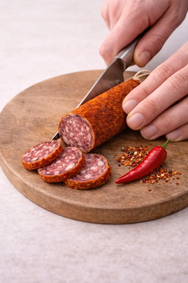 franse worst met paprika