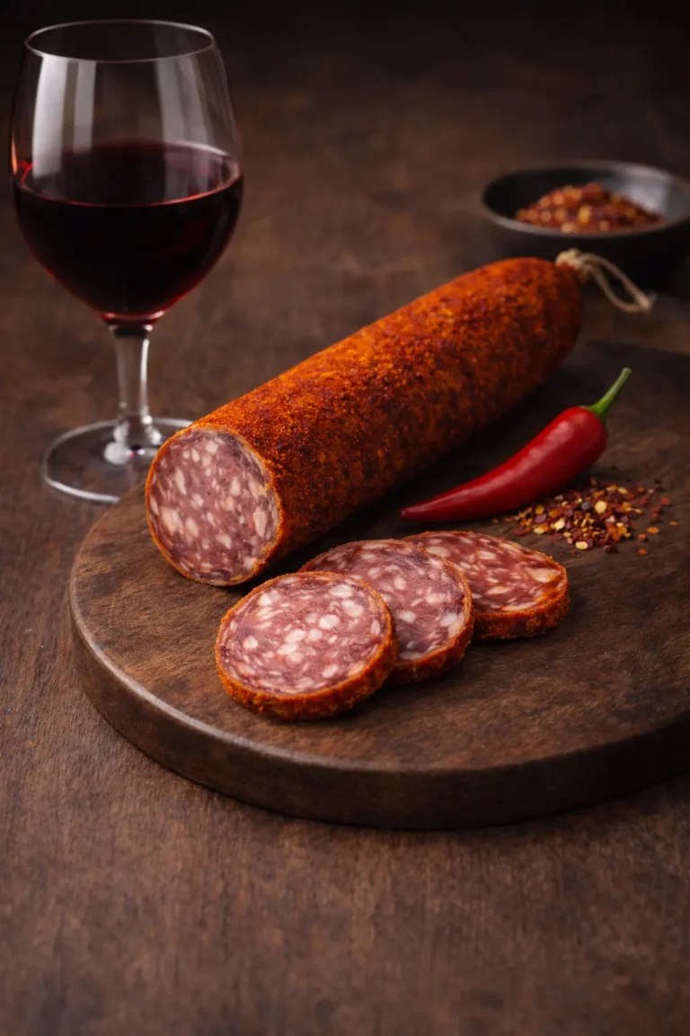 franse worst met paprika