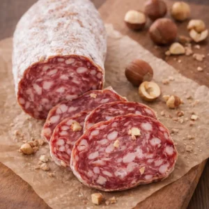 Salami met hazelnoot