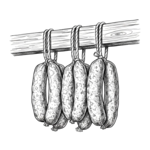 Hollandse droge worst