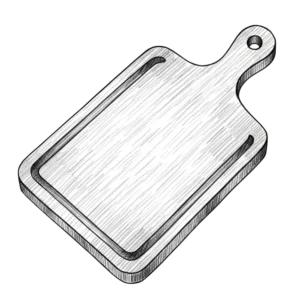 gegraveerde borrelplank