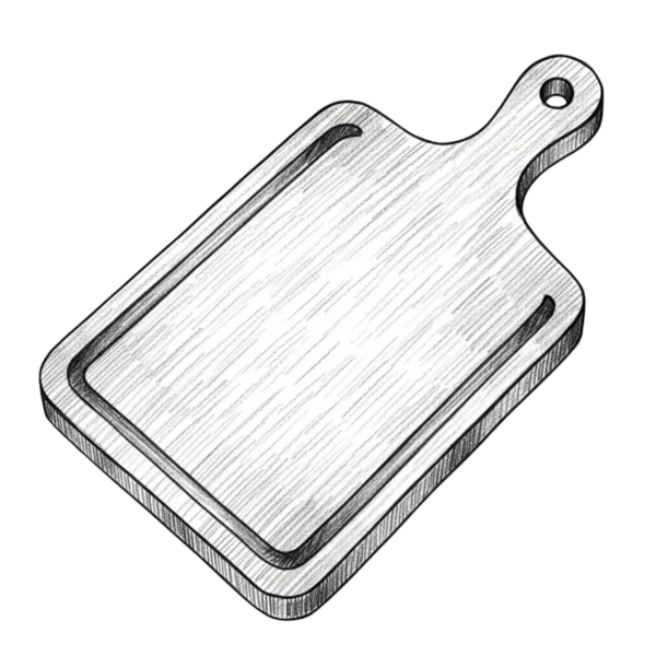 gegraveerde borrelplank