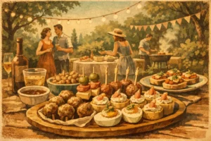 Borrelhapjes voor tuinfeest die altijd werken