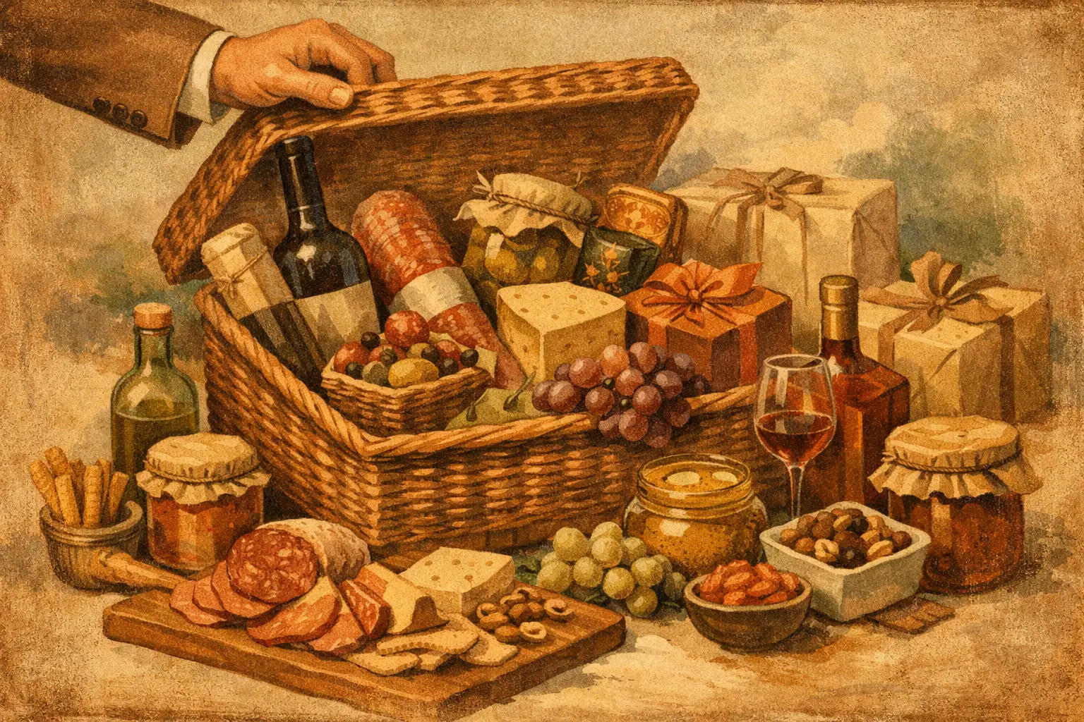 Relatiegeschenk met delicatessen kiezen