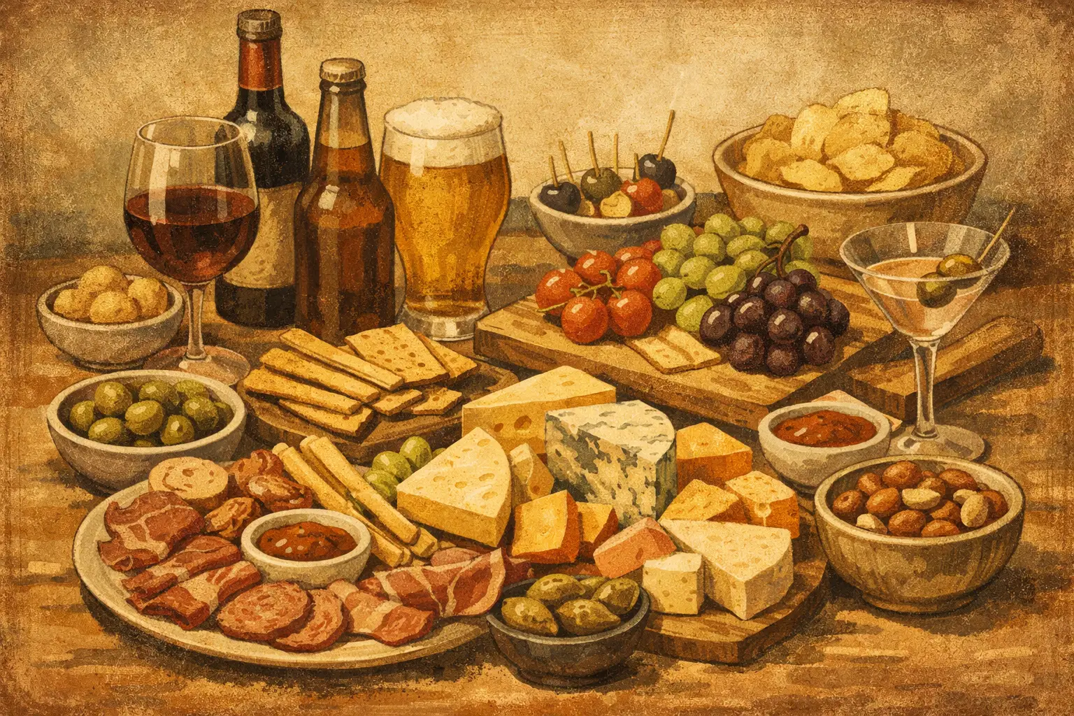 Wat zit er in een borrelpakket?