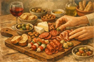 Hoe stel je een tapasplank samen?
