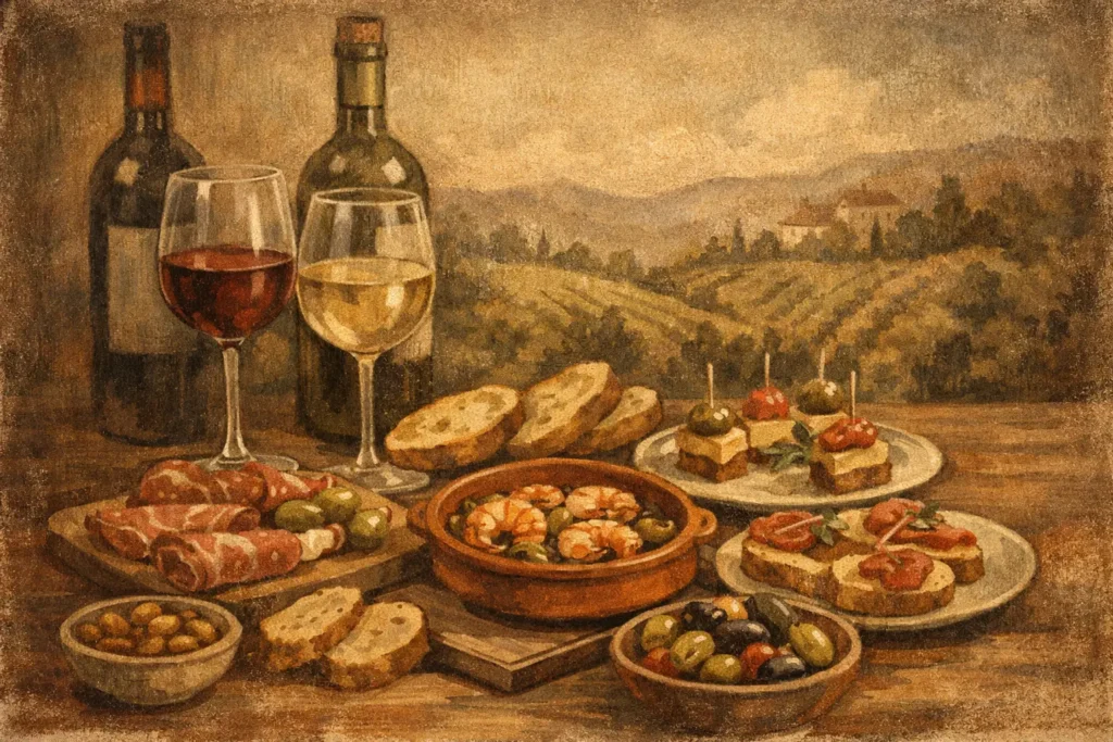 Welke tapas passen bij wijn? Zo kies je goed