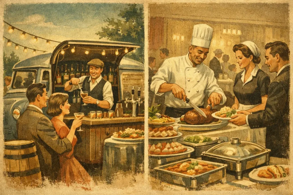Borrelkar versus traditionele catering