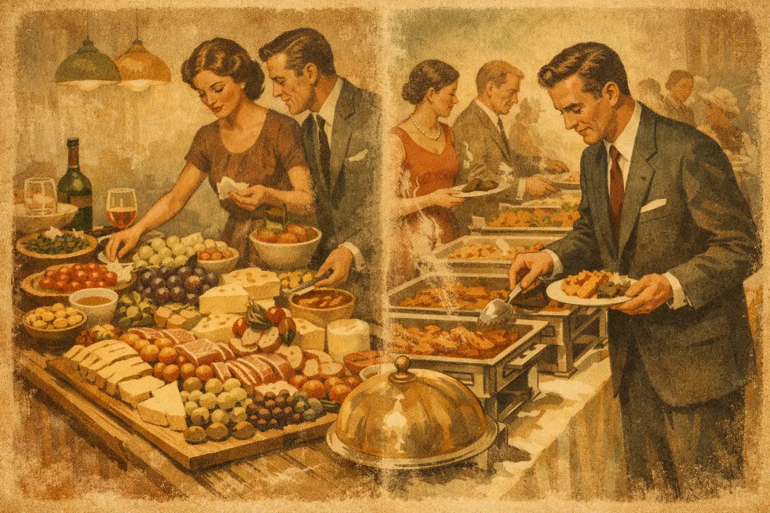 Grazing table of buffet: wat past beter?