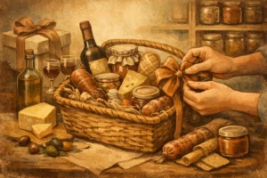 Ambachtelijke delicatessen cadeaupakket kiezen