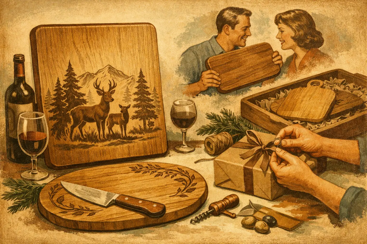 Snijplank cadeau met gravure kiezen