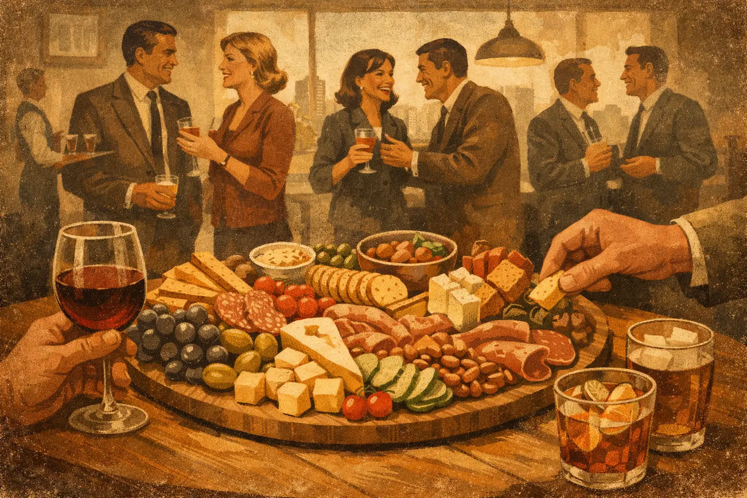 Bedrijfsevent borrelplank inspiratie die bijblijft