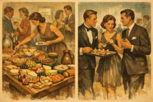Grazing table versus walking dinner: wat past?