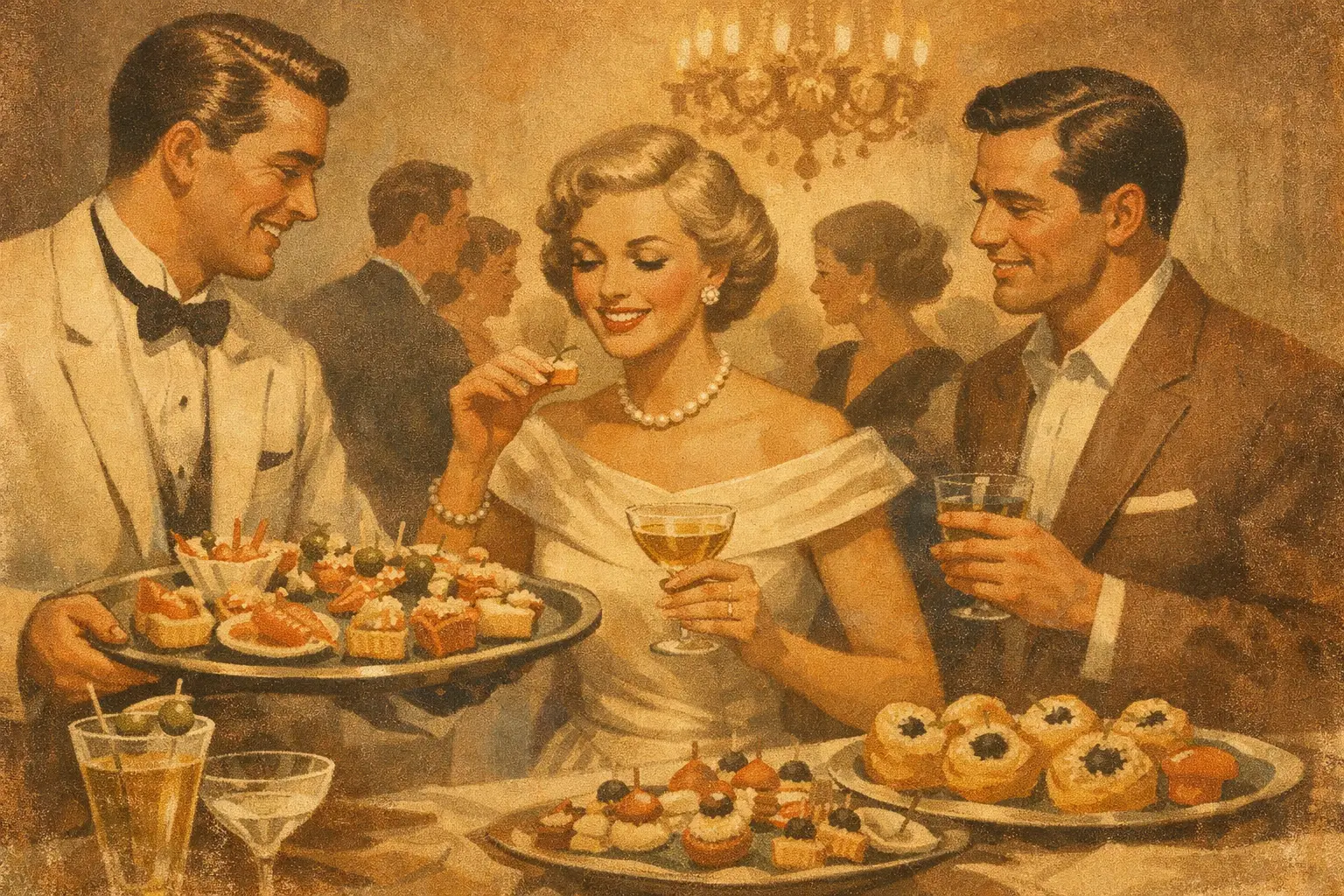Luxe hapjes receptie voor een warme ontvangst